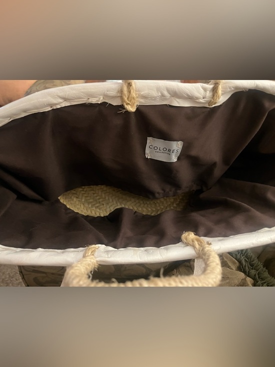 Paris London Dubai New York Straw Tote-Colores Collective Market Bskt - Picture 6 of 7